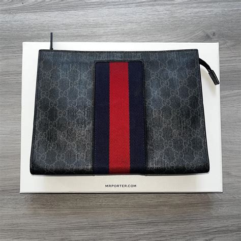 gucci 475316|GG Black pouch .